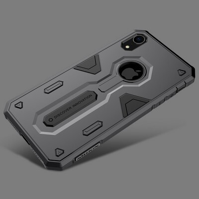 Противоударный чехол-накладка Nillkin Defender II Series Черный для Apple iPhone XR(3)