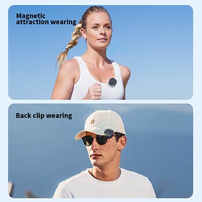 Петличный микрофон Q81 с разъемом Type-C, черный, 2шт(10)