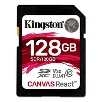 SD-карта Kingston Canvas React 128GB