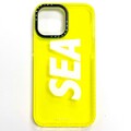 Силиконовый чехол Casetify Sea желтый  для Apple iPhone 13 Pro(#1)