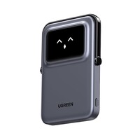 Внешний аккумулятор UGREEN PB572-45327 10000mAh UNO Mini Magnetic Wireless Robot 20W серый