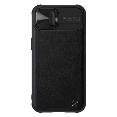 Силиконовая накладка Nillkin CamShield Leather Case Черная для Apple iPhone 13(1)