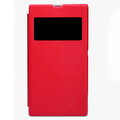 Кожаный чехол Nillkin Leather Stylish Red для Sony Xperia Z1 L39h(#1)
