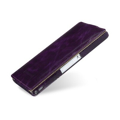 Кожаный чехол TETDED Lava Series Merlot Purple для Sony Xperia Z L36h(3)