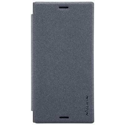 Полиуретановый чехол книга Nillkin Sparkle Leather Case Black для Sony Xperia XZ1 Compact(1)