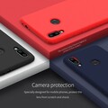 Силиконовый бампер Nillkin Rubber-wrapped Protective Case Синий для Xiaomi Redmi Note 7(#5)