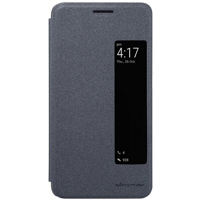 Полиуретановый чехол книга Nillkin Sparkle Leather Case Black для Huawei Mate 10(1)