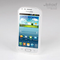 Силиконовый чехол накладка Jekod White для Samsung S7562 Galaxy S Duos