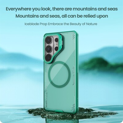 Магнитная накладка Nillkin Iceblade Prop Magnetic Case черный для Samsung Galaxy S26 Ultra(6)