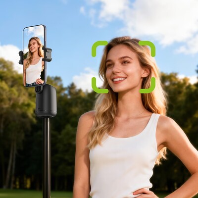 Умный держатель для телефона с функции ИИ Acefast E44 360-degree AI intelligent face tracking(8)