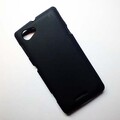 Силиконовый чехол Becolor Black Mat для Sony Xperia L S36h(#1)