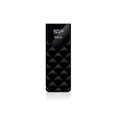 Флеш-накопитель USB 2.0 Silicon Power Ultima U03 black 64GB(1)