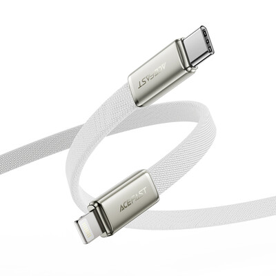 Кабель для зарядки и синхронизации Acefast C24-01 USB-C to Lightning 30W 1.2m белый(4)