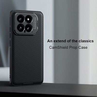 Чехол-накладка Nillkin CamShield Prop Camera Visible Зеленая для Xiaomi 14(8)