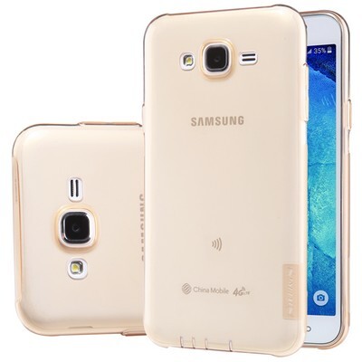 Силиконовый чехол Nillkin Nature TPU Case Brown для Samsung Galaxy J5(3)