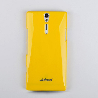 Пластиковый чехол накладка Jekod Yellow для Sony Xperia S/SL LT26i(1)