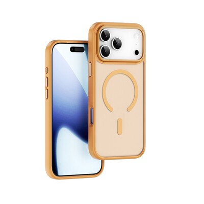Защитный чехол WiWU Armor Magnetic Case Soft Touch FGG-012 оранжевый для Apple iPhone 17 Pro(3)