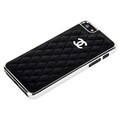 Пластиковая накладка CHANEL Black для Apple iPhone 5/5s/SE(#2)