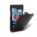 Кожаный чехол книга Melkco Leather Case Black LC для Samsung i9100 Galaxy S2(#1)