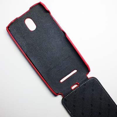Кожаный чехол Armor Case Red для HTC Desire 500 Dual(3)