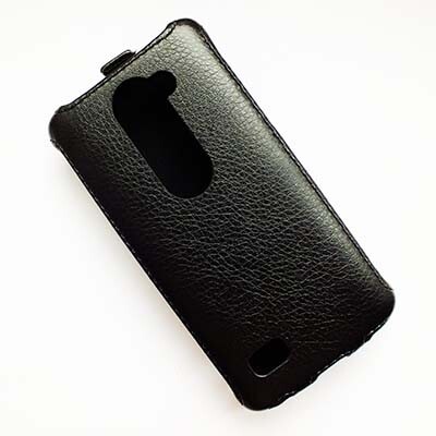 Кожаный чехол Armor Case Black для LG Leon H324(3)