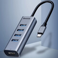 USB-концентратор Baseus Enjoyment Series USB-C to HDMI/4xUSB 3.0 CAHUB-N0G(#5)