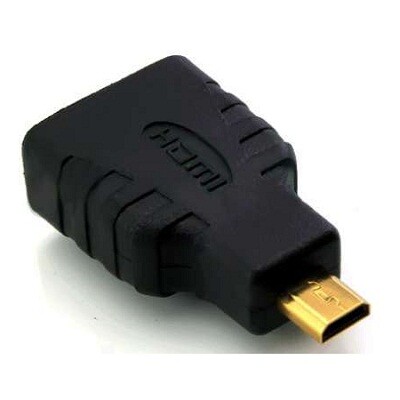 Переходник (micro HDMI папа - HDMI мама) microHDMI-HDMI(2)