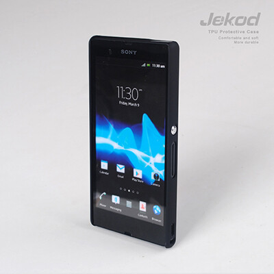 Пластиковый чехол Jekod Cool Case Black для Sony Xperia Z L36h(3)