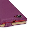Кожаный чехол Melkco Leather Case Purple LC для Sony Xperia M/C1905 Dual(#4)