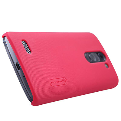 Пластиковый чехол Nillkin Super Frosted Shield Bright Red  для LG L Bello D335(2)