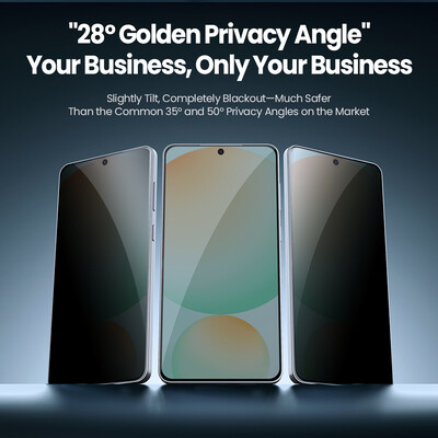 Защитное стекло Антишпион Nillkin Guardian Full Coverage Privacy Tempered Glass  для Samsung Galaxy S25 Edge(4)