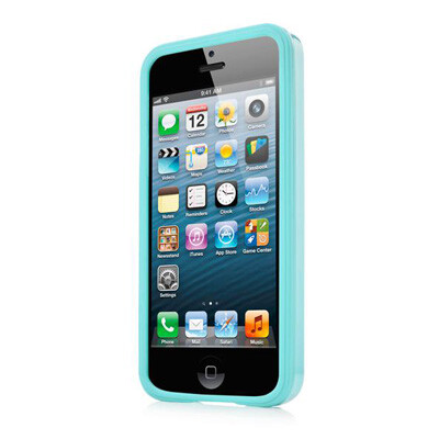 Силиконовый чехол Capdase Polimor Jacket Blue для Apple iPhone 5/5s/SE(2)