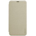 Полиуретановый чехол Nillkin Sparkle Leather Case Gold для Meizu M2 Note(#1)