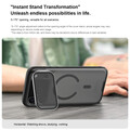 Чехол с защитой камеры и подставкой Nillkin CamShield Prop Magnetic Case (Transparent Lens Cover Version) затемненный для Apple iPhone 18 Pro Max(#2)