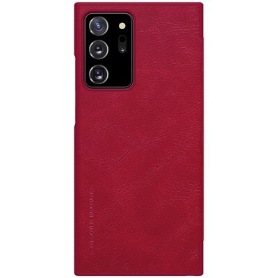 Кожаный чехол Nillkin Qin Leather Case Красный для Samsung Galaxy Note 20 Ultra(2)