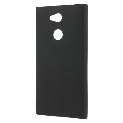 Силиконовый чехол TPU Case 0.6mm черный матовый для Sony Xperia L2(2)