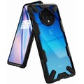 Чехол бампер Ringke Fusion-X Series прозрачно-черный для OnePlus 7T(#1)