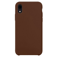 Силиконовый чехол коричневый для Apple iPhone XR