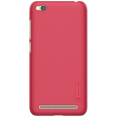 Пластиковый чехол с пленкой Nillkin Super Frosted Shield Red для Xiaomi Redmi 5A(1)