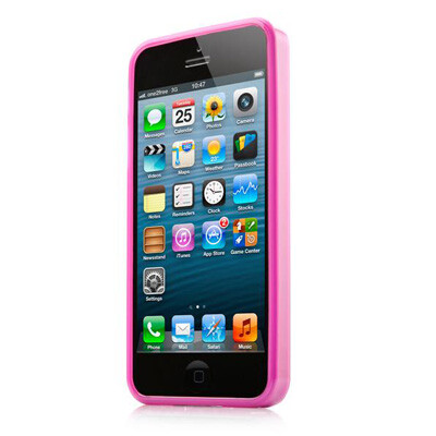 Силиконовый чехол Capdase Soft Jacket Lamina Pink для Apple iPhone 5/5s/SE(2)