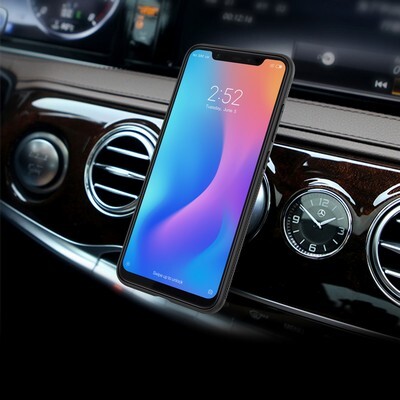 Пластиковый чехол Nillkin Synthetic Fiber Черный для Xiaomi Mi8(4)