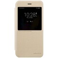 Полиуретановый чехол книга Nillkin Sparkle Leather Case Gold для Huawei Honor 8 Pro\ Honor V9(#1)