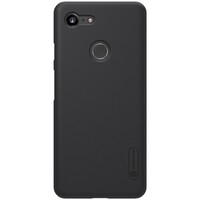 Пластиковый чехол с подставкой Nillkin Super Frosted Shield Черный для Google Pixel 3