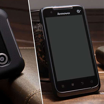 Пластиковый чехол Nillkin Super Frosted Shield Black для Lenovo A698t(3)