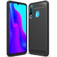 Защитный чехол UniCase Carbon черный для Huawei P30 Lite
