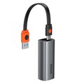 Сетевой адаптер Baseus USB-A/USB-C to Ethernet (CAHUB-AF0G)(#1)