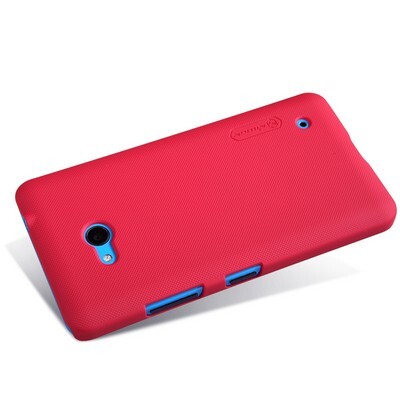 Пластиковый чехол с пленкой Nillkin Super Frosted Shield Red для Microsoft Lumia 640(2)