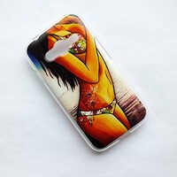 Силиконовый чехол со стразами Fashion Case Black №3 для Samsung G313 Galaxy Ace 4