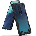 Чехол бампер Ringke Fusion-X Series прозрачно-черный для OnePlus 7T Pro(#1)