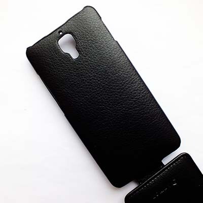 Кожаный чехол Armor Case Black для Xiaomi MI4(4)